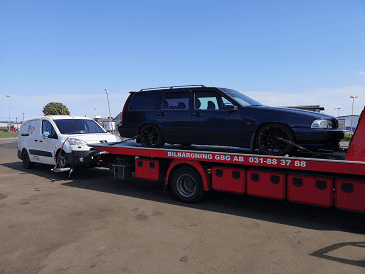Toyota Yaris i Kungälv lämnas till bilskrot för återvinning