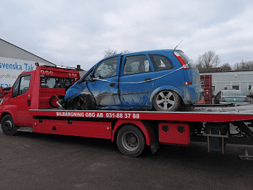 Miljöpåverkan av att lämna bilen till bilskrot i Trollhättan