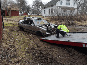 Bilskrot i Trollhättan arbetar för en grön framtid