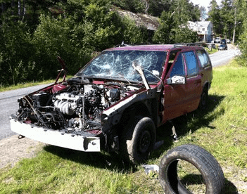 Avregistrera bilen på en bilskrot i Onsala eller skrota den är detsamma