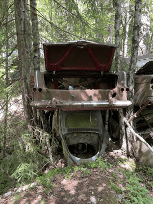 skrotbilar som Hyundai-i20 skrotas på 
bilskrot i Kållered