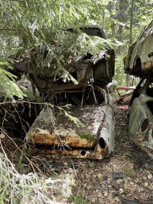 Skrota bilen miljövänligt i Karlsborg förändrar klimatet minimalt på bilskrot
