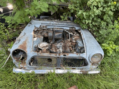 Skrotade Lancia-Delta bilar i Kungälv återvinns på bilskrot som aldrig förr