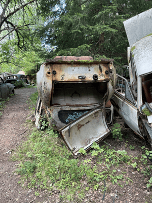 Bilskrot i Mölndal har nästan nått total återvinning av en gammal Hyundai-Sonata
