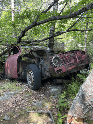 Bilskrot i Partille återvinner även stulna Opel Corsa