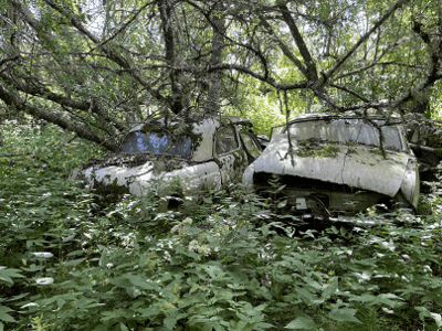 Bilskrot i Trollhättan säljer delar från en Alfa Romeo