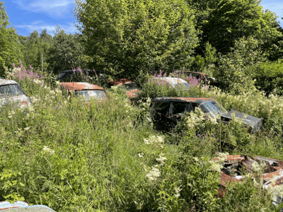 Bilskrot i Trollhättan efterlyser Skoda-Superb