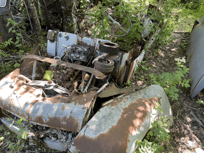 Bilskrot i Uddevalla tar hand om uttjänta Fiat Nuova