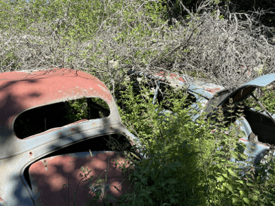 Alla fordon når inte bilskrotning på Orust