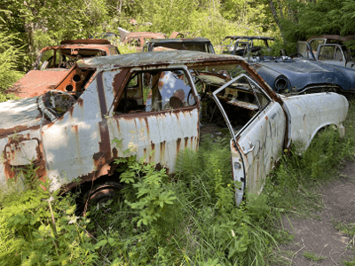 Skrot frambringar bildelar i Stockholm