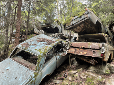 Suget efter skrotbilar från bilskrot i Tierp är enormt