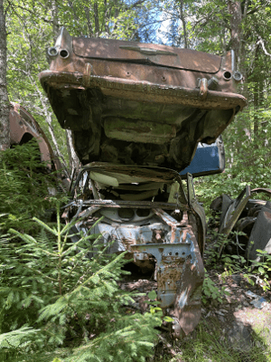 Alla fordon når inte bilskrotning i Surahammar