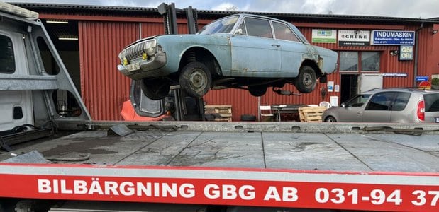 Bilskrot aktörer agerar i Agnesberg efter byte av rambalk i Alfa 20ES