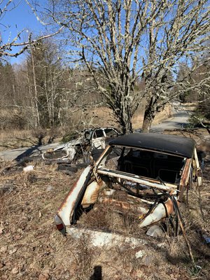 Bilskrot i Trollhättan sanerar kasserade Lancia-Montecarlo miljömässigt