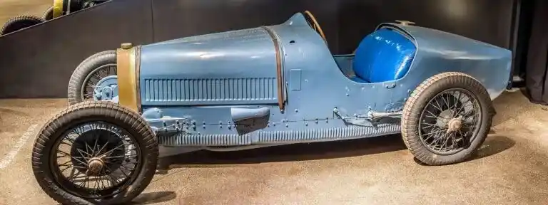 Bugatti Type 35A från 1926, en av märkets mest ikoniska racerbilar